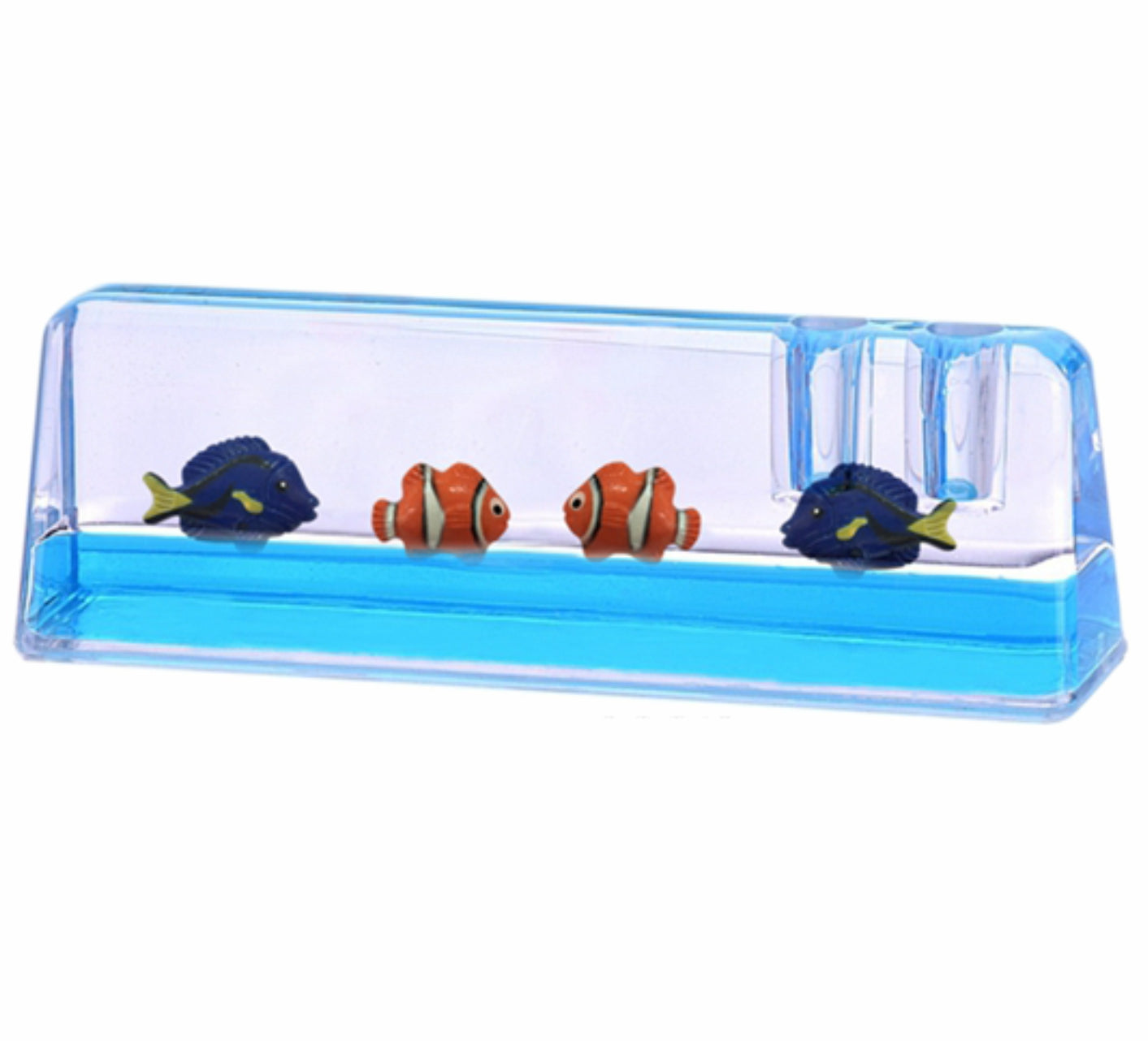 Oily Pen Holders Office Desk Accessories Aussie Gifts Souvenirs Coloured Liquid with Floaters - fair-dinkum-gifts