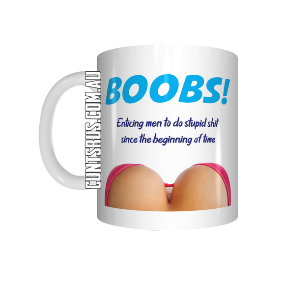Boobs! Enticing Men To Do Stupid Shit Mug Coffee Mug Gift CRU07-92-12088
