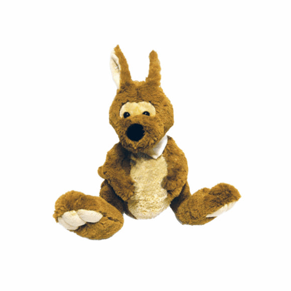 Big Brown Foot Roo Plush Toy Australia - 20cm - fair-dinkum-gifts