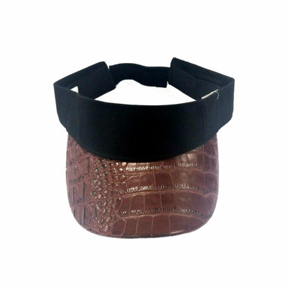 Croc Skin Visor Cap Hat Australian Design Mens Womens Unisex 4 Colours Available - fair-dinkum-gifts