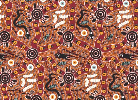 Cork Placemats with Aboriginal Designs