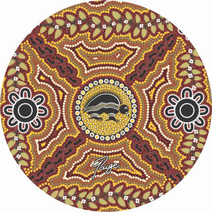 Aboriginal Ceramic Coasters - Set of 4