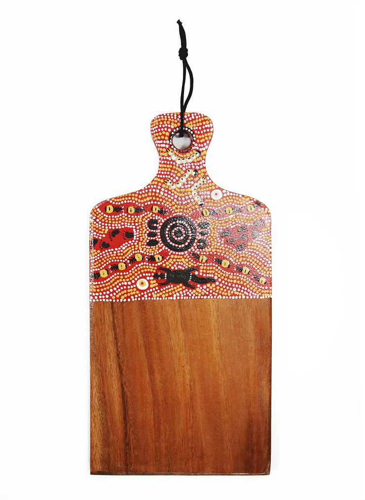 Painted Serving Boards - Aboriginal Designs