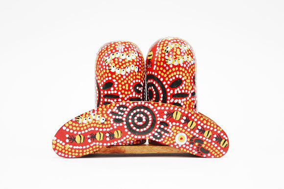 Salt & Pepper Shaker Set - Aboriginal Designs