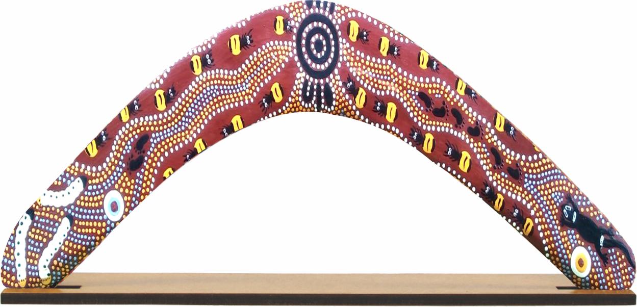 Returning Boomerang - Bush Tucker Tan