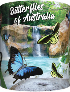 BUTTERFLIES OF AUSTRALIA Mug Cup 300ml Gift Aussie Australia Native Butterfly - fair-dinkum-gifts