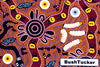 Aboriginal Scarf (SHORT LENGTH) Bulurru Australia Indigenous Design Aboriginal Giftware Hat - fair-dinkum-gifts
