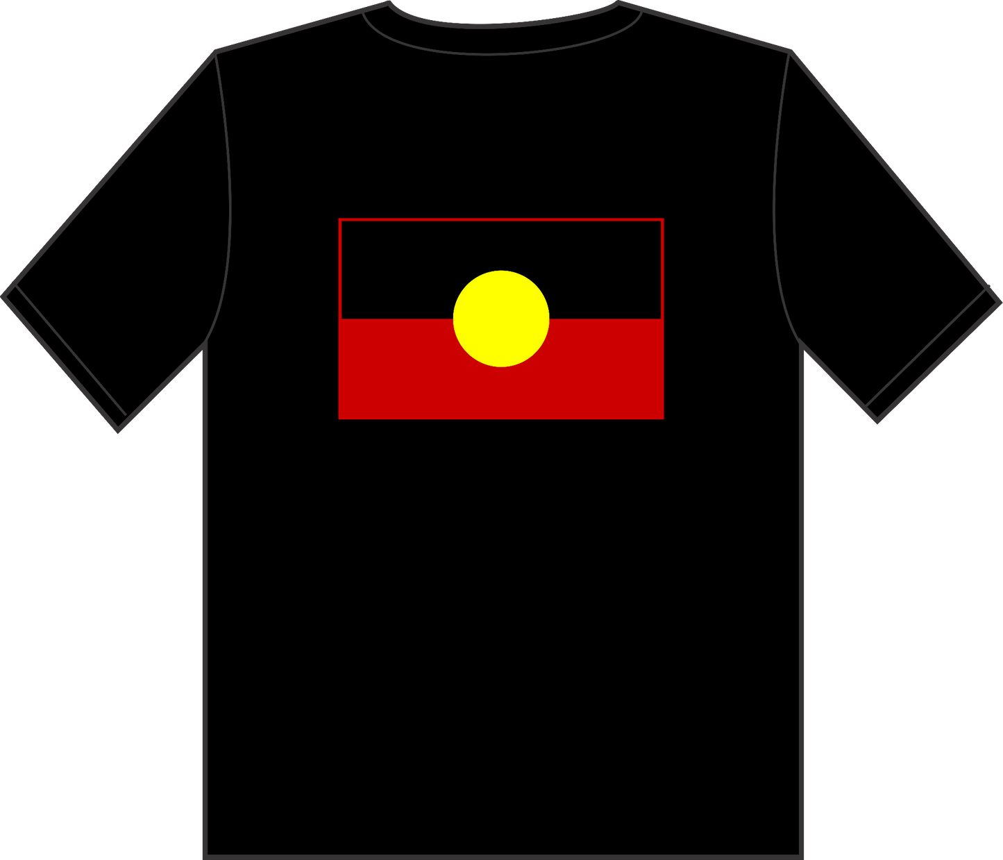 ABORIGINAL FLAG T-SHIRT 23041