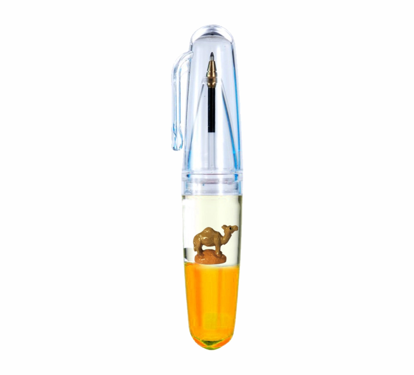 Oily Bullet Novelty Pens with Floating Animals Inside - 12 to choose from - fair-dinkum-gifts