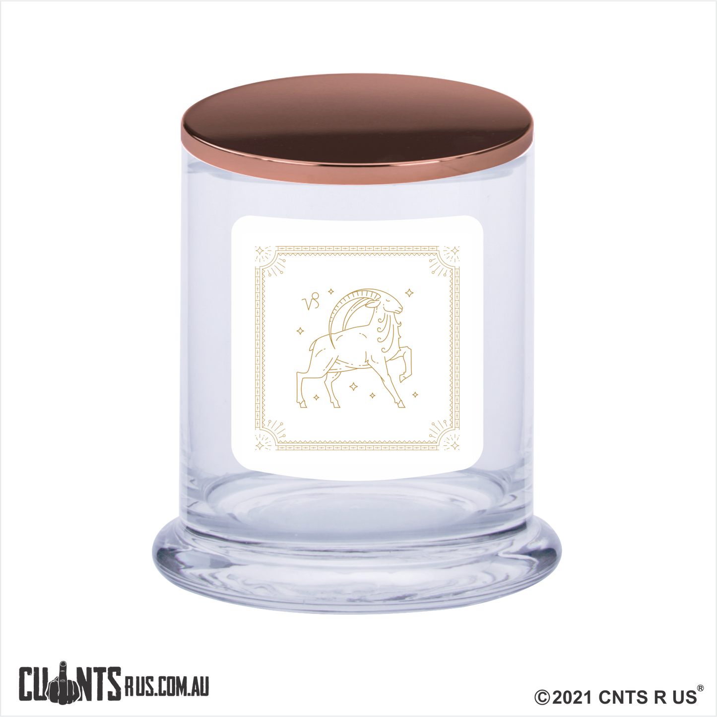 Star Sign Scented Soy Candle - Capricorn The Sea Goat