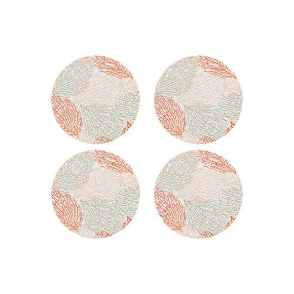 Ceramic Coasters  Coral