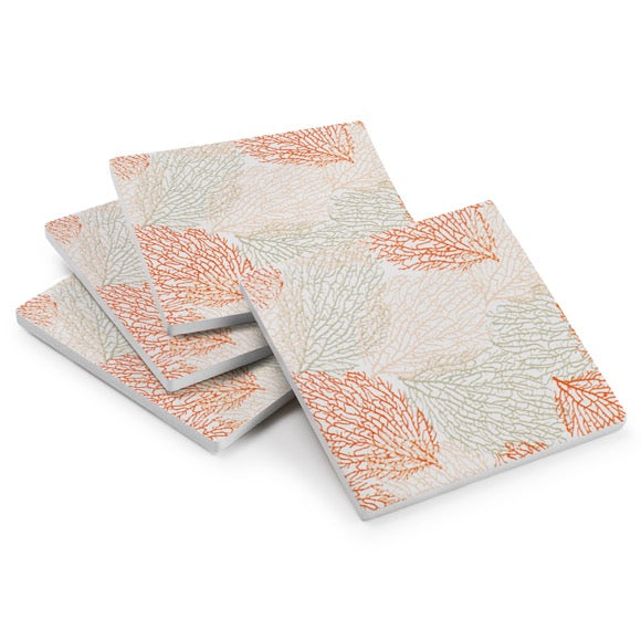 Ceramic Coasters  Coral