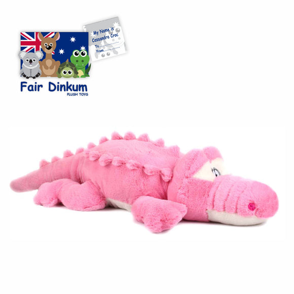 Cassandra Croc Plush Toy Crocodile Australia - 75cm - fair-dinkum-gifts