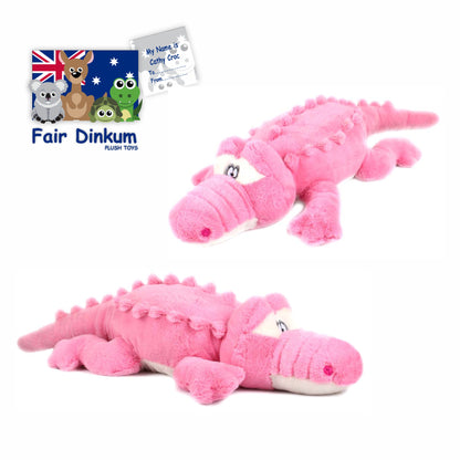 Cathy Croc Plush Toy Crocodile Australia - 50cm - fair-dinkum-gifts