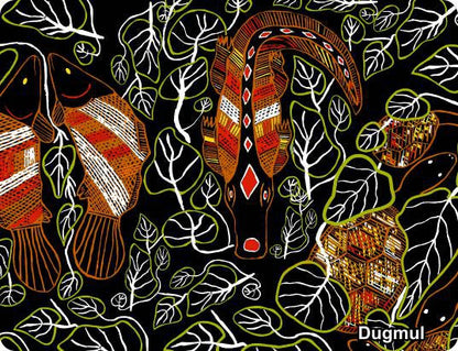 Cork Placemats with Aboriginal Designs