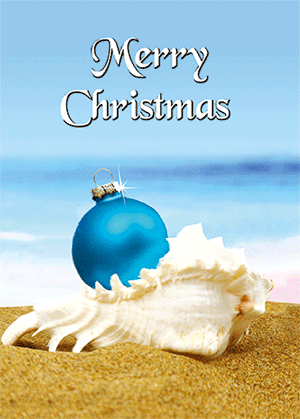 3D Printed Christmas Greeting Cards Aussie Australian Santa CLEARANCE - fair-dinkum-gifts