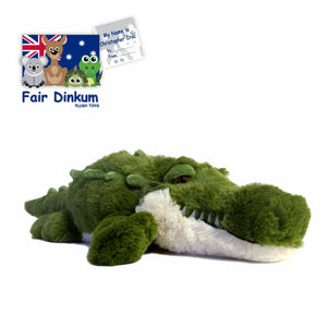 Christopher Croc Plush Toy Crocodile Australia - 100cm - fair-dinkum-gifts