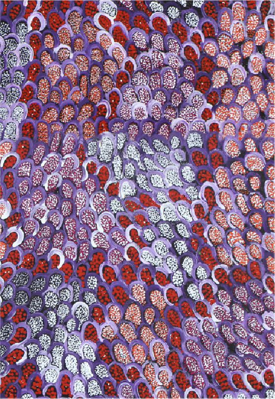 Gari Dari Microfibre Teatowel - Cindy Wallace (Purple)