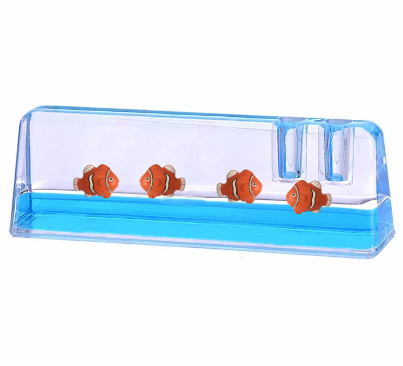 Oily Pen Holders Office Desk Accessories Aussie Gifts Souvenirs Coloured Liquid with Floaters - fair-dinkum-gifts