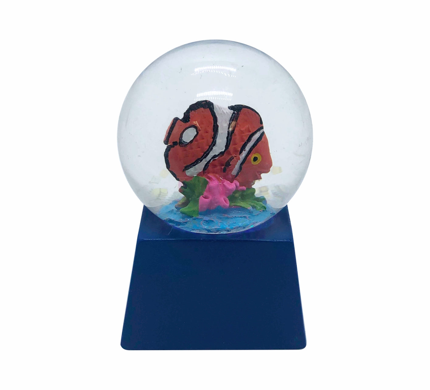 Waterball Glass Square Base 45mm Glitter Globe Aussie Gifts Souvenirs Australian Animals - fair-dinkum-gifts