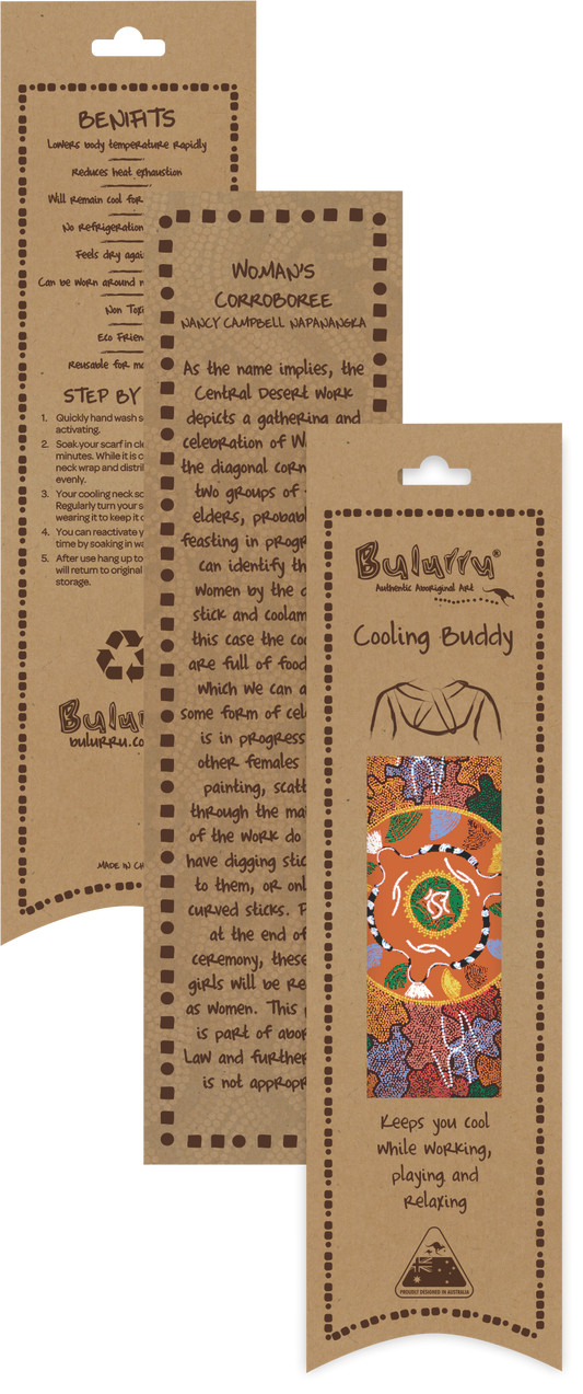 ""NEW** Cooling Buddies Aboriginal - 4 designs to choose from - fair-dinkum-gifts