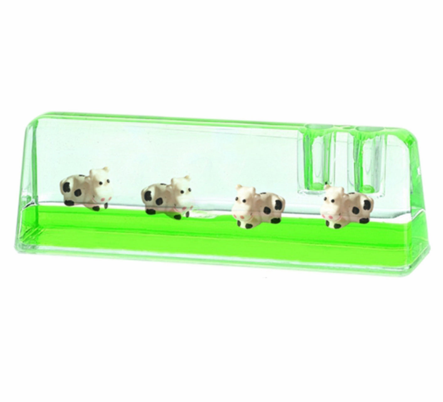 Oily Pen Holders Office Desk Accessories Aussie Gifts Souvenirs Coloured Liquid with Floaters - fair-dinkum-gifts