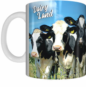 COWS Mug Cup 300ml Gift Aussie Australia Animal Dairy Land Cow Farmers - fair-dinkum-gifts