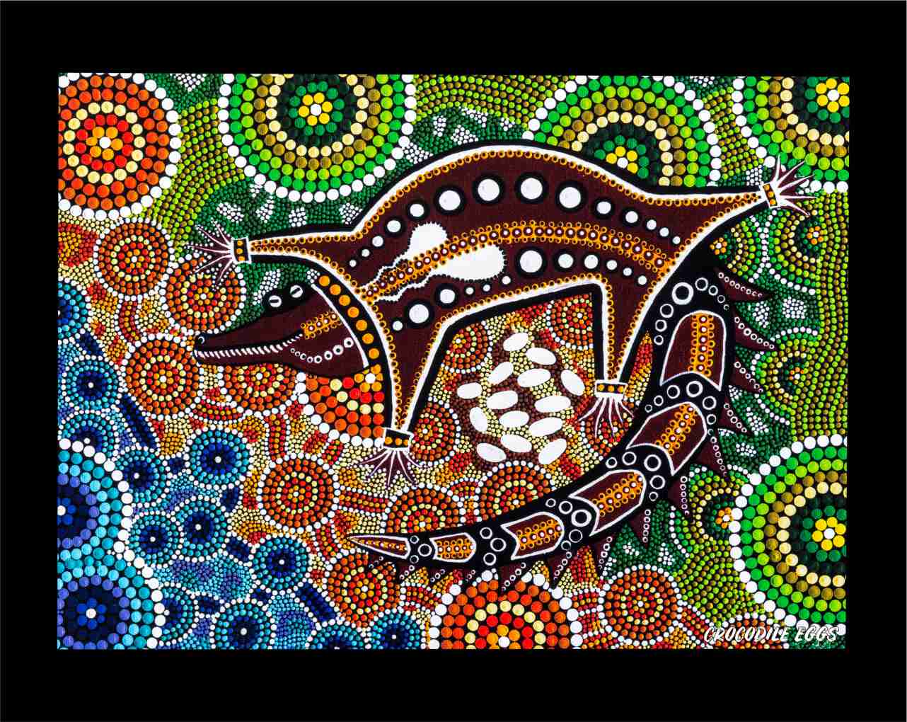 Canvas Art Print - Crocodile Eggs