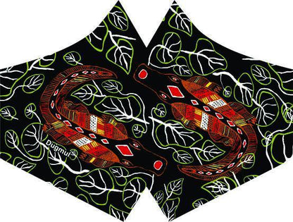NEW DESIGNS Bulurru Aboriginal Design Face Mask Adult Adjustable