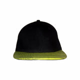 Croc Skin Flat Peak Cap Australian Design Mens Womens Unisex Black Green - fair-dinkum-gifts