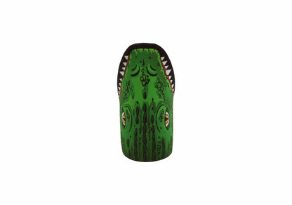 Croc Stubby Holder Pack of 4 Crocodile Drink Cooler Can Holder Neoprene Aussie Green - fair-dinkum-gifts