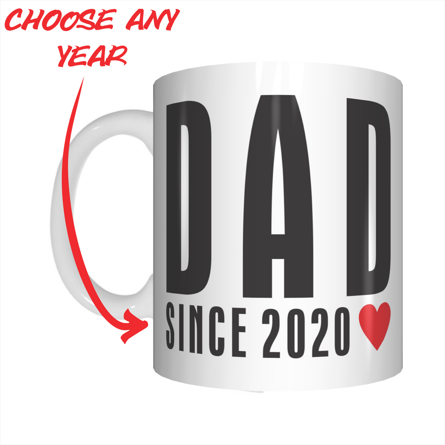 Dad Since 2020 Coffee Mug Gift For Father's Day FDG07-92-26037 - fair-dinkum-gifts