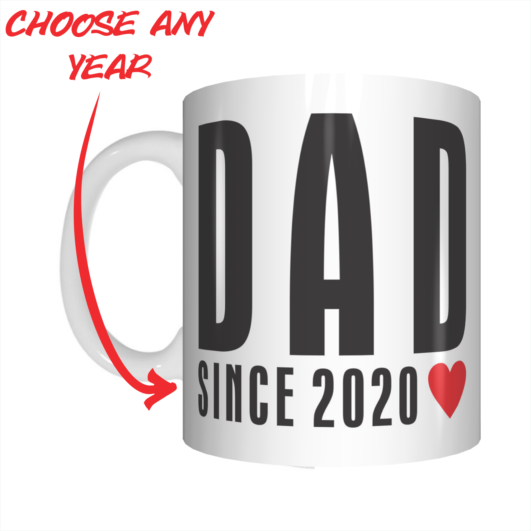 Dad Since 2020 Coffee Mug Gift For Father's Day FDG07-92-26037 - fair-dinkum-gifts