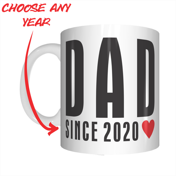 Dad Since 2020 Coffee Mug Gift For Father's Day FDG07-92-26037 - fair-dinkum-gifts