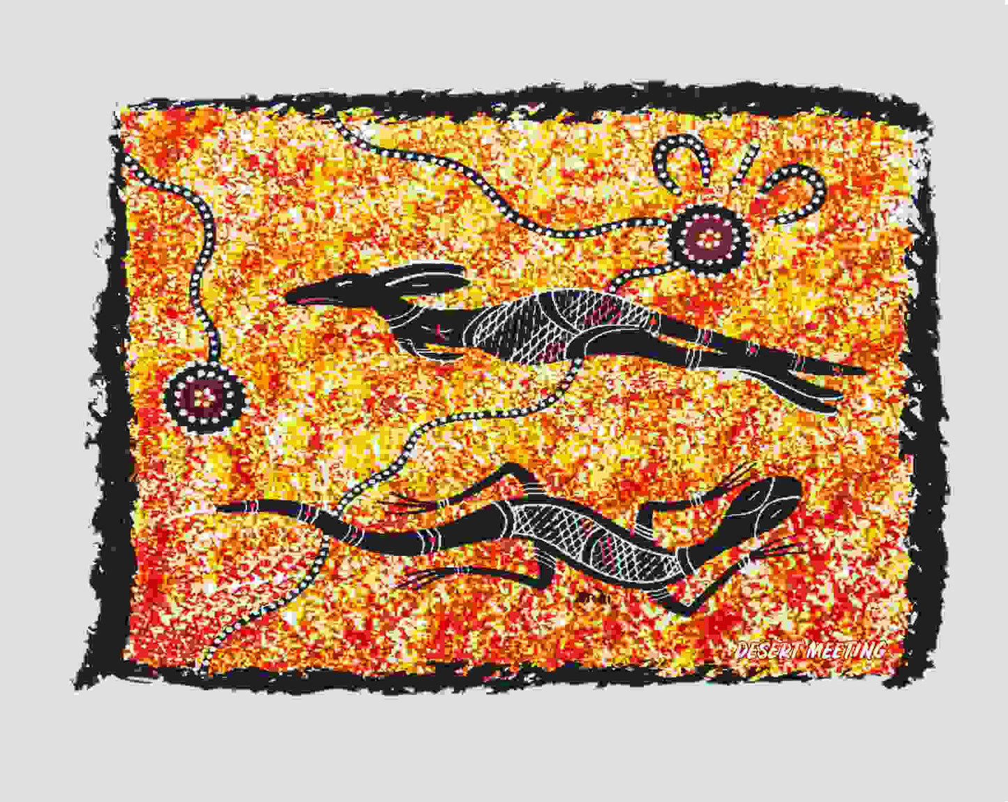 Canvas Art Print - Desert Meeting