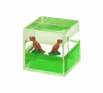 Oily Water Cubes Aussie Gifts Souvenirs Paperweights Coloured Liquid with Floaters - fair-dinkum-gifts