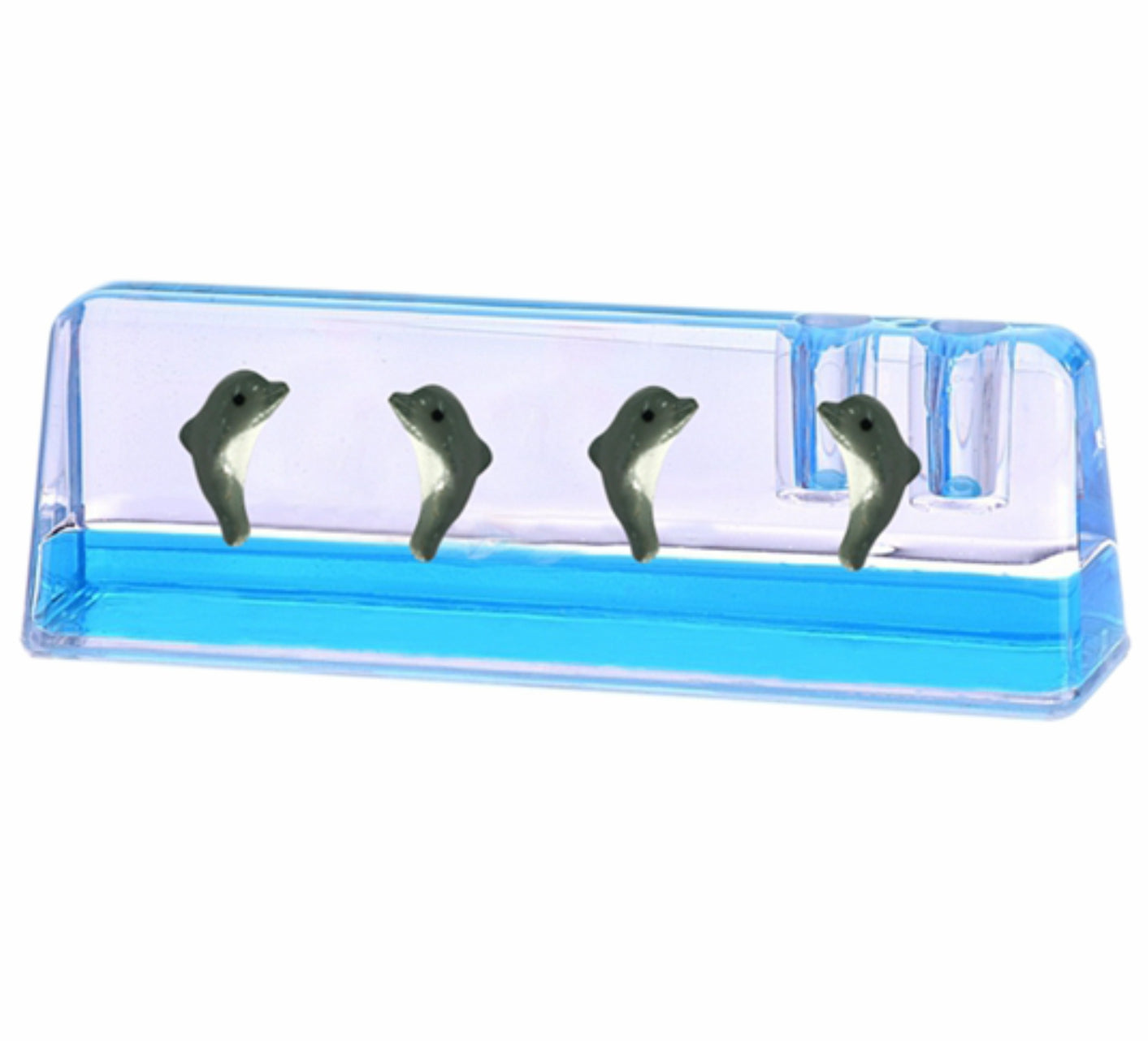 Oily Pen Holders Office Desk Accessories Aussie Gifts Souvenirs Coloured Liquid with Floaters - fair-dinkum-gifts