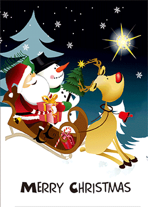 3D Printed Christmas Greeting Cards Aussie Australian Santa CLEARANCE - fair-dinkum-gifts