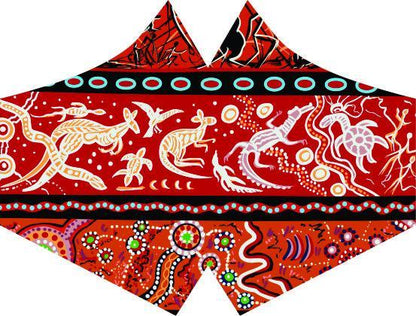 NEW DESIGNS Bulurru Aboriginal Design Face Mask Adult Adjustable