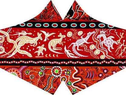 NEW DESIGNS Bulurru Aboriginal Design Face Mask Adult Adjustable