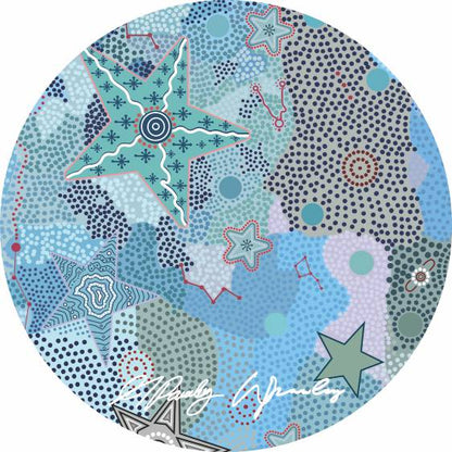 Aboriginal Ceramic Coasters - Set of 4