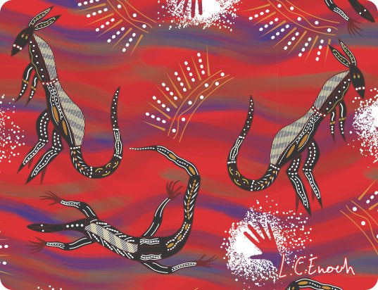 Cork Placemats with Aboriginal Designs