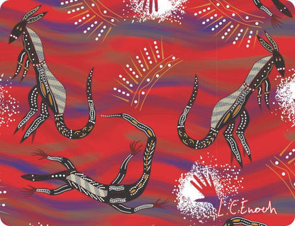 Cork Placemats with Aboriginal Designs