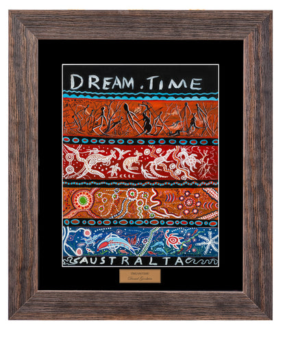 Bulurru Aboriginal Art Canvas Print Unstretched - Dream Time Australia By Daniel Goodwin
