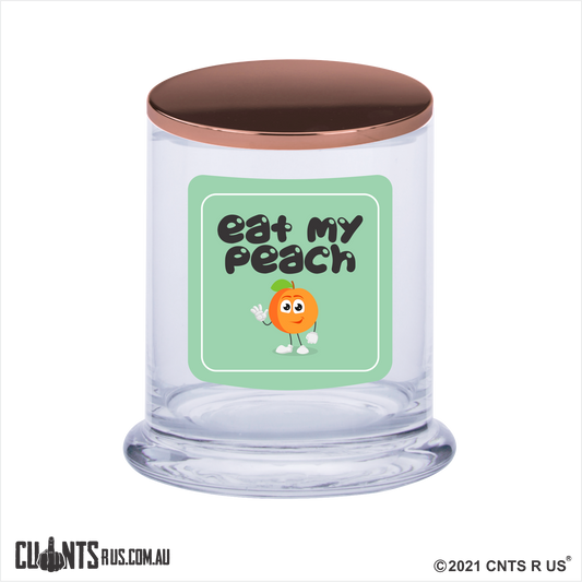 Eat My Peach Scented Candle