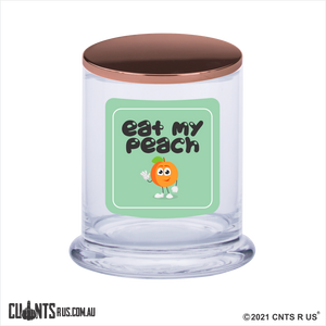 Eat My Peach Scented Candle