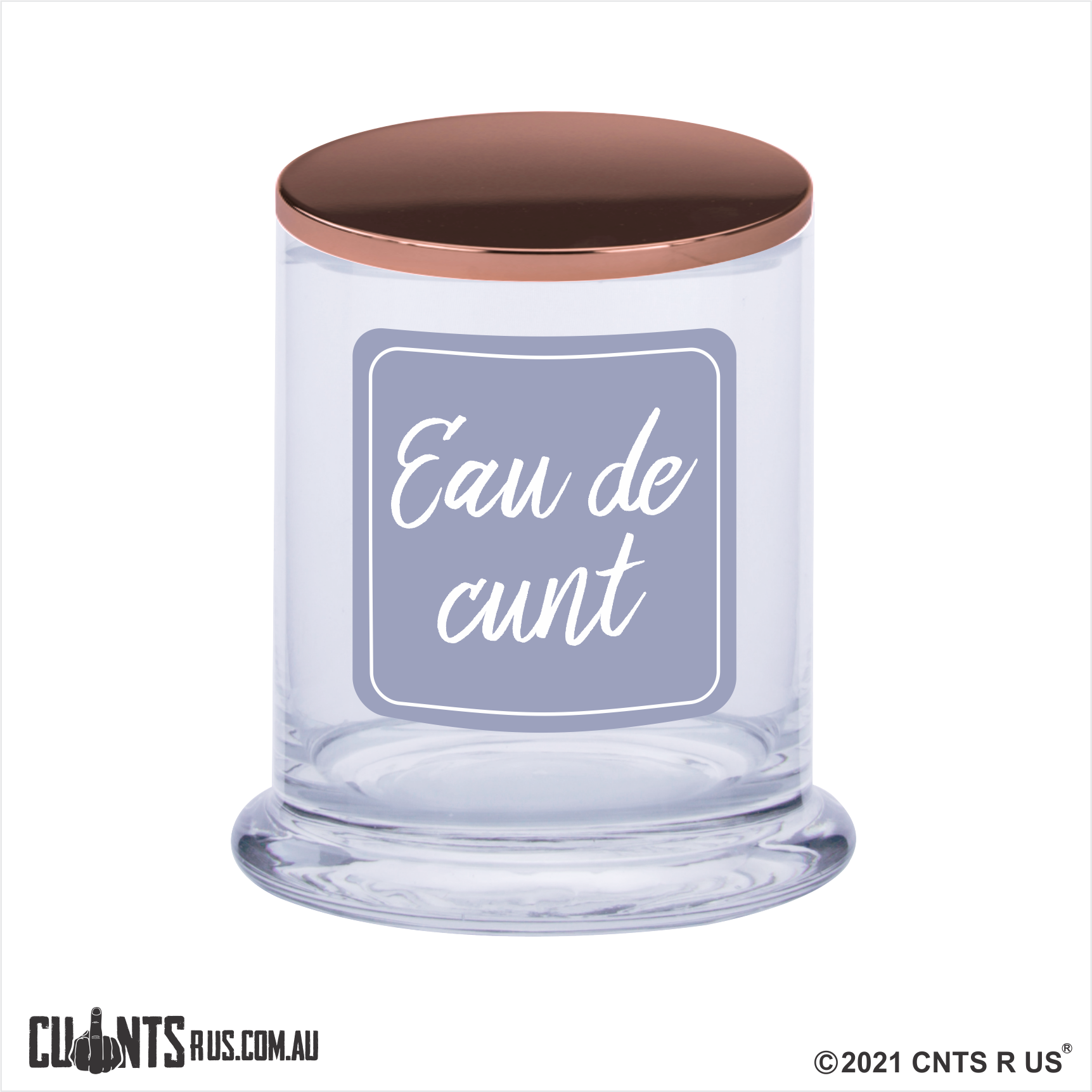 Eau De C*nt Scented Candle Rude - fair-dinkum-gifts