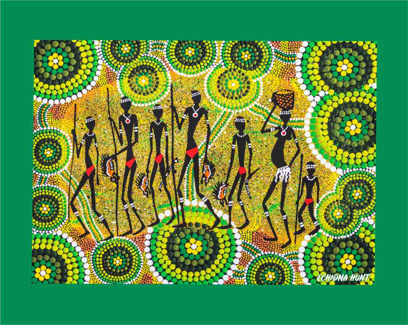 Canvas Art Print - Echidna Hunt