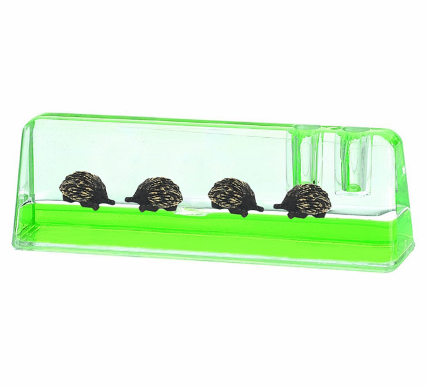 Oily Pen Holders Office Desk Accessories Aussie Gifts Souvenirs Coloured Liquid with Floaters - fair-dinkum-gifts