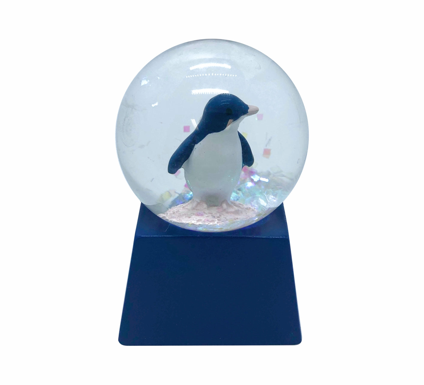 Waterball Glass Square Base 45mm Glitter Globe Aussie Gifts Souvenirs Australian Animals - fair-dinkum-gifts